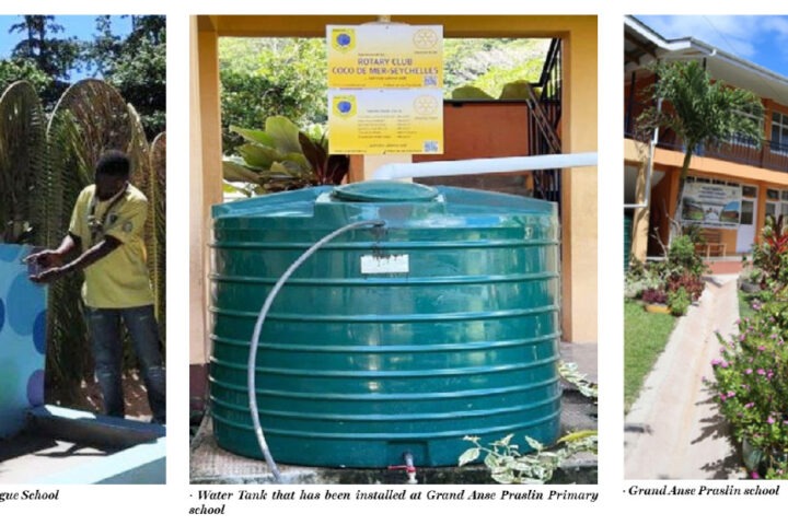Hunt Deltel supports water harvesting at Seychelles schools