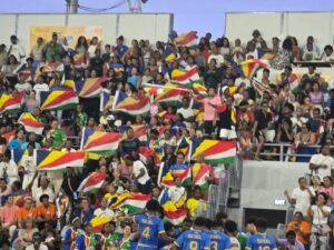 Hunt Deltel Supports Seychelles Volleyball Teams at CJSOI Games - 1
