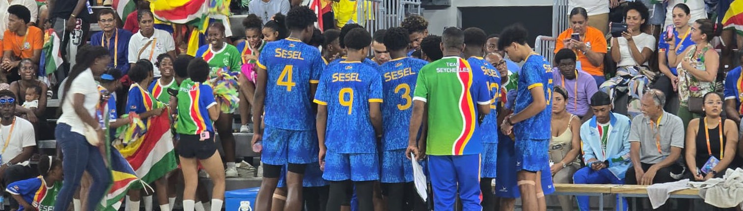 Hunt Deltel Supports Seychelles Volleyball Teams at CJSOI Games