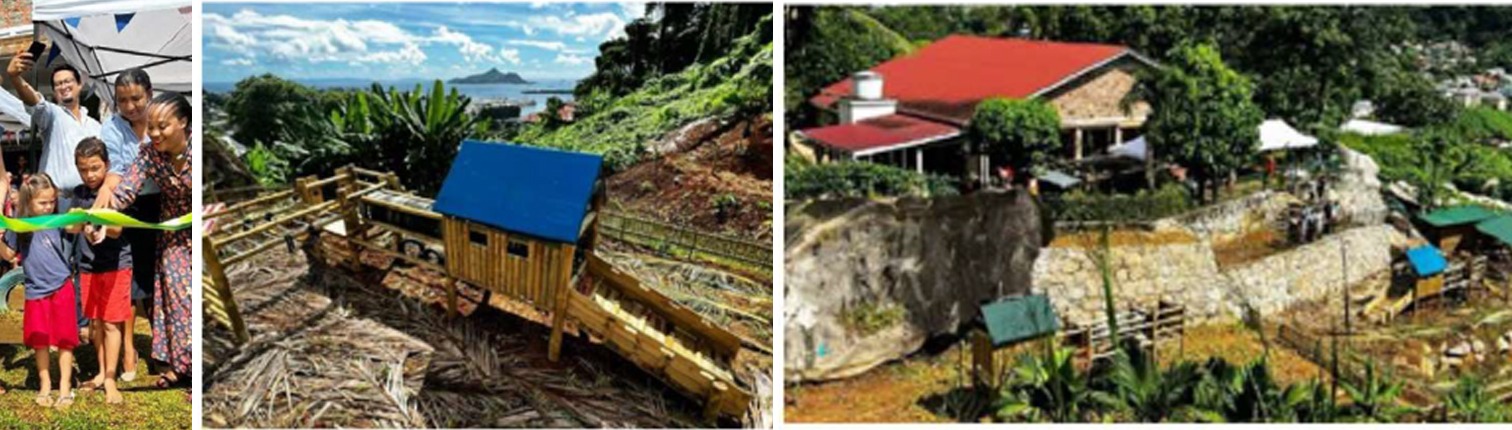 The natural playground at the Children's House