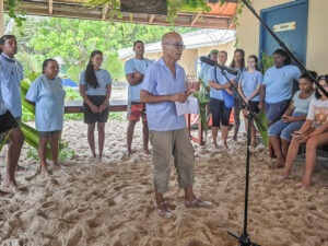 Hunt Deltel Attends the Reopening of Cadbury Lodge on Aride Island