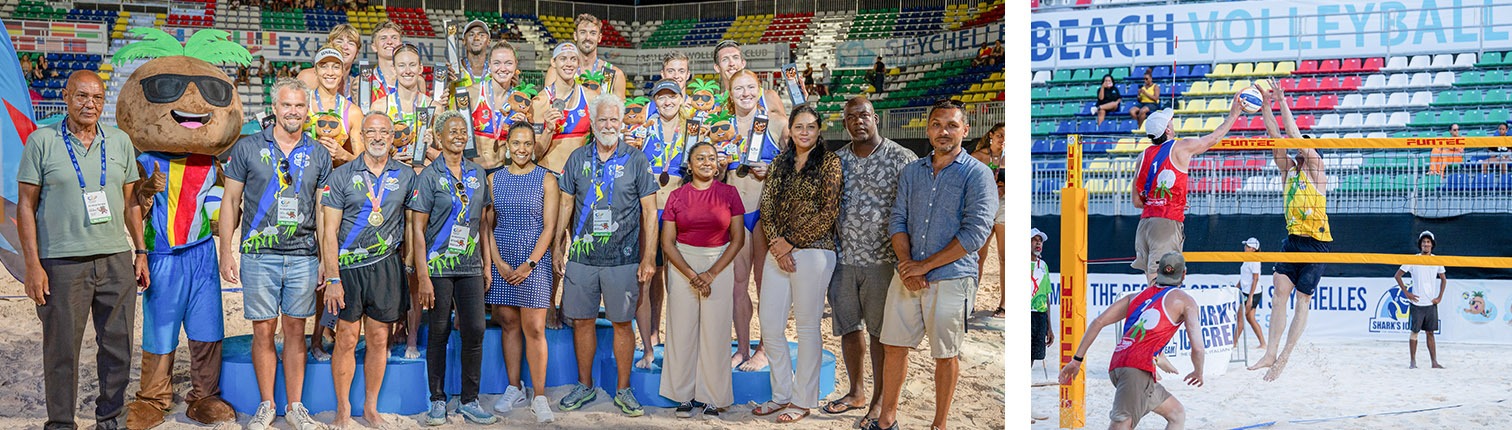 Hunt Deltel Supports Seychelles’ First International Beach Volleyball Exhibition Cup