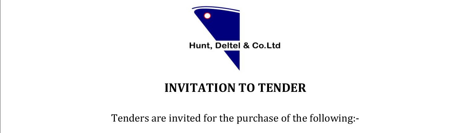 Hunt, Deltel & Co. | Invitation to Tender - Various Motor Vehicles